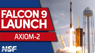 🔴 SpaceX Falcon 9 Launches Axiom-2 Mission to the International Space Station