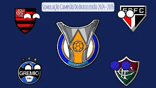 Simulação Campeões Do Brasileirão 2024-2035