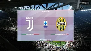 PES 2020 - JUVENTUS VS VERONA - Full Match & Amazing Goals - Gameplay PC