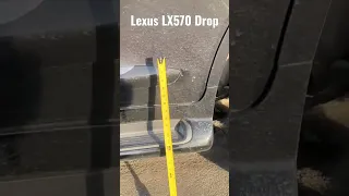 Lexus LX570 Suspension Drop #car #automobile #lexus #landcruiser