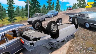 GTA 4 Car Crashes - Crash Testing Real Car Mods Ep.99