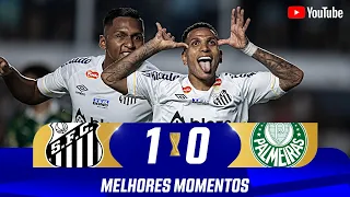 SANTOS 1 X 0 PALMEIRAS | MELHORES MOMENTOS | FINAL - IDA | PAULISTÃO 2024