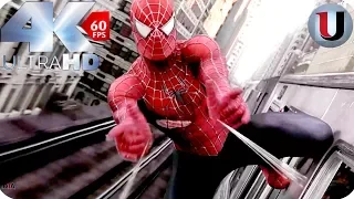 Spider Man Vs Dr Octopus Train Fight Scene - Spider Man 2 2004 MOVIE CLIP (4K HD)