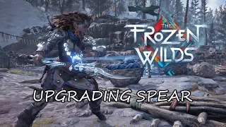 HORIZON ZERO DAWN The Frozen Wilds DLC - HOW TO UPGRADE SPEAR