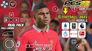 Clasic !! PES 6 Update E Football 2022 / 2023 Mobile PPSSPP  Android Offline Best Grafik Real Face