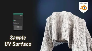 [Tut] Sample UV Surface - Blender Geometry Nodes 3.4