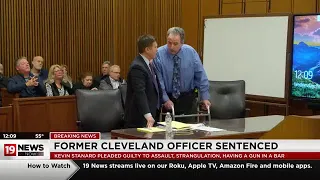 Sentencing for former Cleveland police officer guilty of several criminal charges