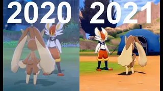 cinderace and lopunny: one year later