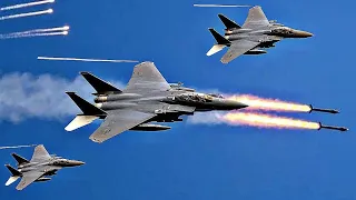 Awful Moment! America's best F-15 pilot destroys a Russian Su-57 fighter jet heading for the border