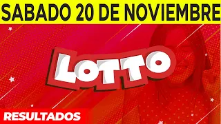 Resultados del Lotto del Sábado 20 de Noviembre del 2021