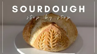 Simple Sourdough Bread Recipe - Beginner Friendly