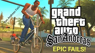 GTA San Andreas - Motorbike Crashes (GTA SA Funny Moments)