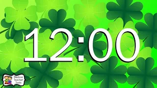 St  Patrick's Day Timer with Music   12 Minute Timer