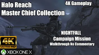 Halo Reach MCC NIGHTFALL Campaign Mission 3 Walkthrough No Commentary Xbox One X 4K Gameplay