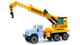 Gorod masterov 7580 Zil 131 truck crane  | Construction playset for LEGO FANS