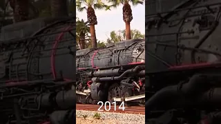 evolution of #4014 #bigboy #train #railway