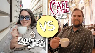 Most EXPENSIVE Cafe in Vienna?? - Cafe Central vs Demel 🇦🇹☕️