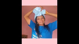 how to tie gele on your own head/ beginners friendly#gele #headwrap #simplegele