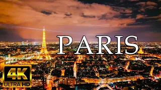 PARIS 4K - Scenic Relaxation Film. Relaxing Music DRONE Film. Cinematic Video. (4k Ultra HD 60fps)