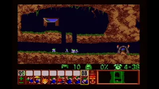 Lemmings (SNES) Fun 1: Just Dig