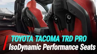2024 Toyota Tacoma TRD Pro IsoDynamic Performance Seat Overview