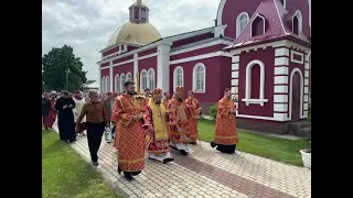 Божественная литургия в честь святых благоверных князей Бориса и Глеба