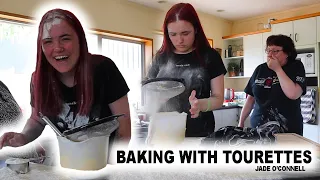 Baking Halloween Cookies With Tourettes!!