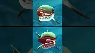 Hungry Shark World Old Vs New Megamouth Tongues