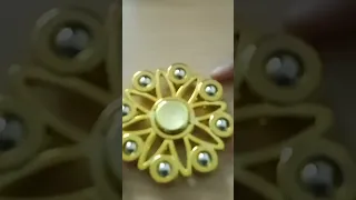 Big size 8 Sided metal spinner yellow