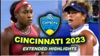 Coco Gauff vs Mayar Sherif FULL Highlights | 2023 Cincinnati Round 2