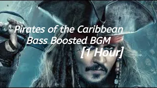 Pirates of the Caribbean Bass Boosted BGM  | Captain Jack Sparrow [1 Hour]