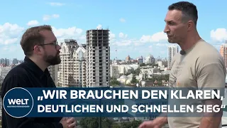 WLADIMIR KLITSCHKO: "Die Sinnlosigkeit dieses Kriegs ist klar" – Dringender Appell aus der Ukraine