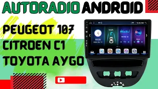 installation autoradio android & Carplay sur Peugeot 107/Citroen C1 et Toyota Aygo