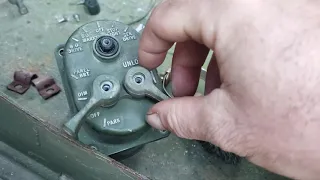 Important details on replacement of a military vehicle light switch.