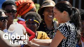 Meghan Markle, Prince Harry welcomed to Cape Town in first stop of Africa royal tour