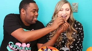 HALLOWEEN CANDY CHALLENGE with BLACK NERD!