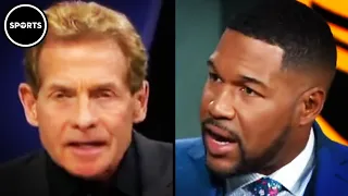 Michael Strahan Puts Skip Bayless On BLAST