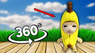 Banana Cat Finding Challenge But It's 360 degree video #4