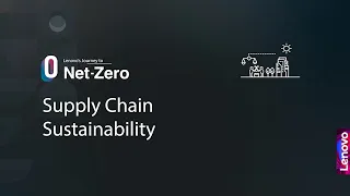 Journey to Net-Zero: Sustainable Supply Chain