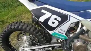 Husqvarna FE250 2019 exhaust sound - GP velocity C2R exhaust