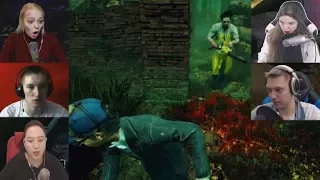 "Реакции Летсплейщиков" на Каннибала из Dead by Daylight