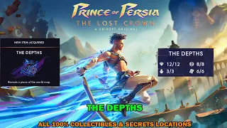 Prince of persia The lost crown walkthrough - The depth - All 100% collectibles & secrets