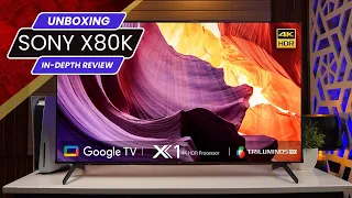 Sony X80K 4K HDR TV In-depth Review | Best Sony TV 2022? | Dolby Vision | ALLM | X1 4K HDR Processor