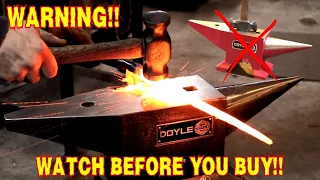 Harbor Freight Doyle Anvil Review Part 2 Anvil stand build, forging, and honest review. Sorry guys.