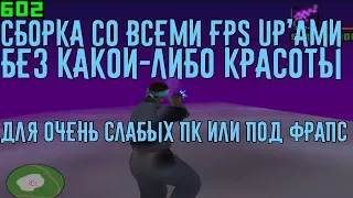 МАКСИМАЛЬНО ФПС АПНУТАЯ СБОРКА ДЛЯ ОЧЕНЬ СТАРЫХ ДРЕВНИХ ПК НИКАКОЙ КРАСОТЫ,ТОЛЬКО FPS У МЕНЯ+200 FPS