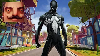 Hello Neighbor - My New Neighbor Spider-Man Symbiote Act 1 Gameplay Walkthrough
