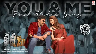 You & Me [4K] Video Song | Khaidi No 150 | Chiranjeevi, Kajal Aggarwal | Rockstar DSP