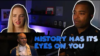 Couple React Hamilton theatrical performance - History Has Its Eyes On You - Jane and JV REACTION 🎵