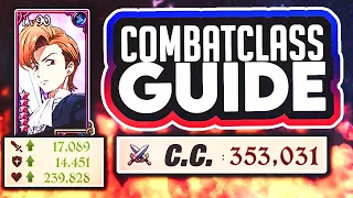 HOW TO GET A LOT OF CC AND BECOME BIG AND STRONG! (Combat Class Guide) | The Seven Deadly Sins: GC