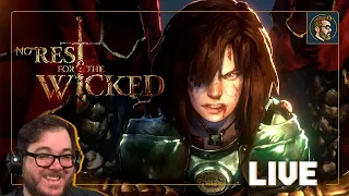 No Rest For The Wicked LIVE Gameplay Reveal and Demo Playthrough!